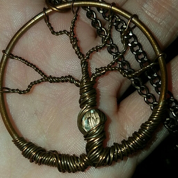 BEAUTIFUL Tree of life wire wrap necklace!!! - Picture 2 of 3